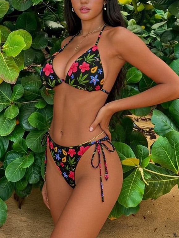 Island Girl string bikini top