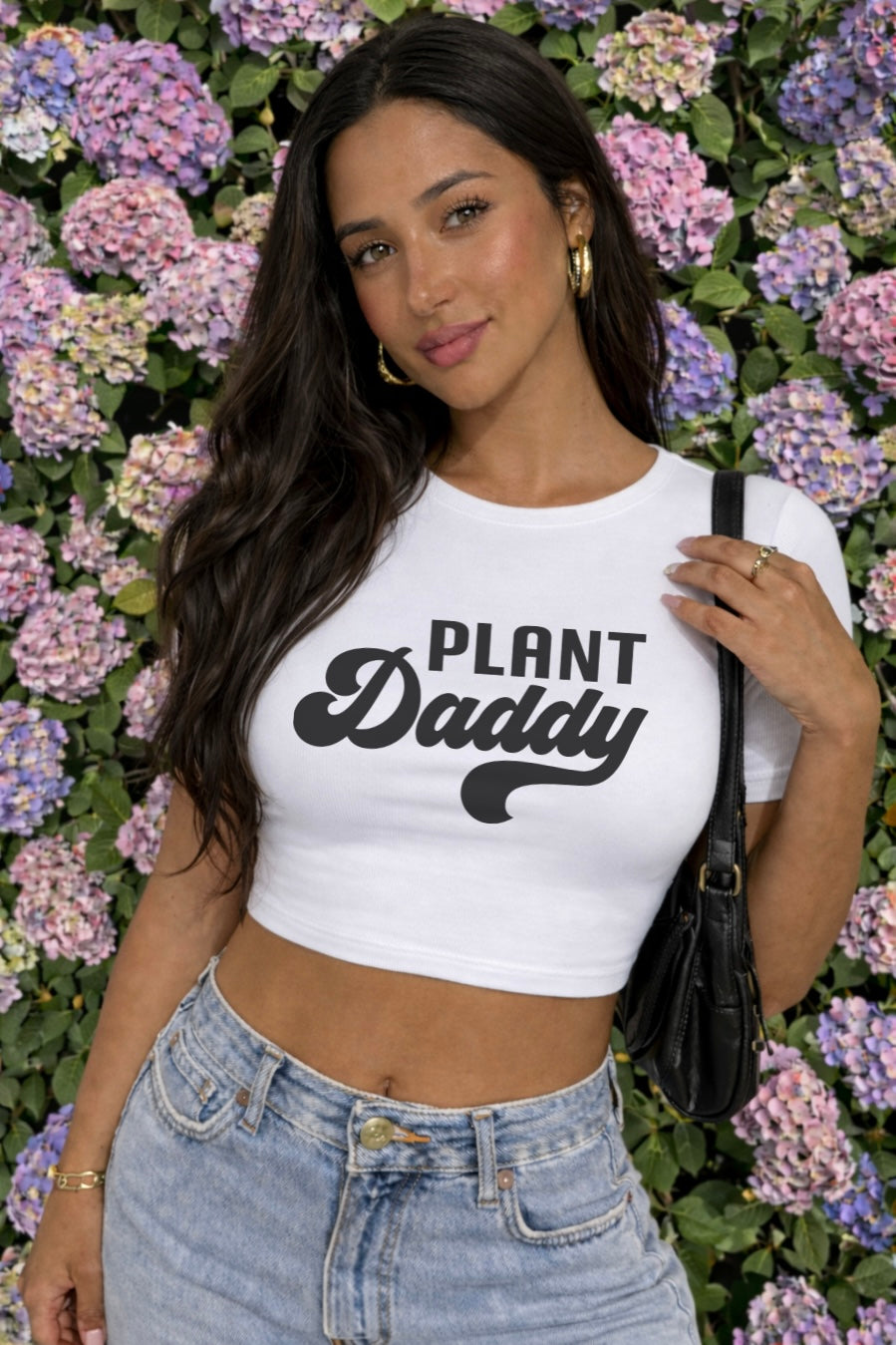 Plant Daddy Micro Rib Baby Tee