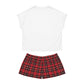 Santas Favorite Stoner Women's Short Pajama Set