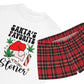 Santas Favorite Stoner Women's Short Pajama Set
