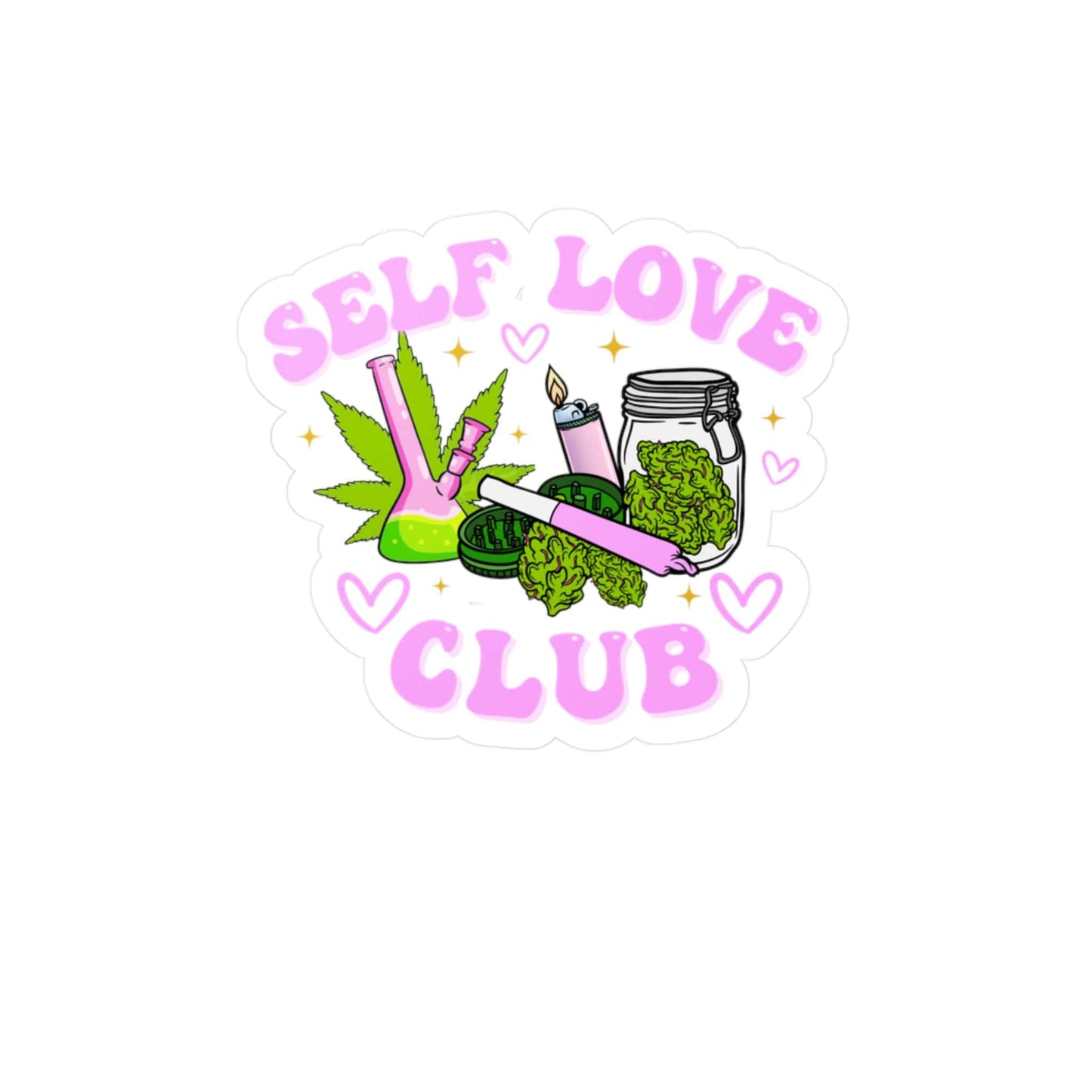 Self Care Club Vinyl Die-Cut Sticker