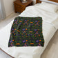Garden Babe Velveteen Plush Blanket