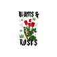 Blunts & Roses Sticker Vinyl Die-Cut Sticker