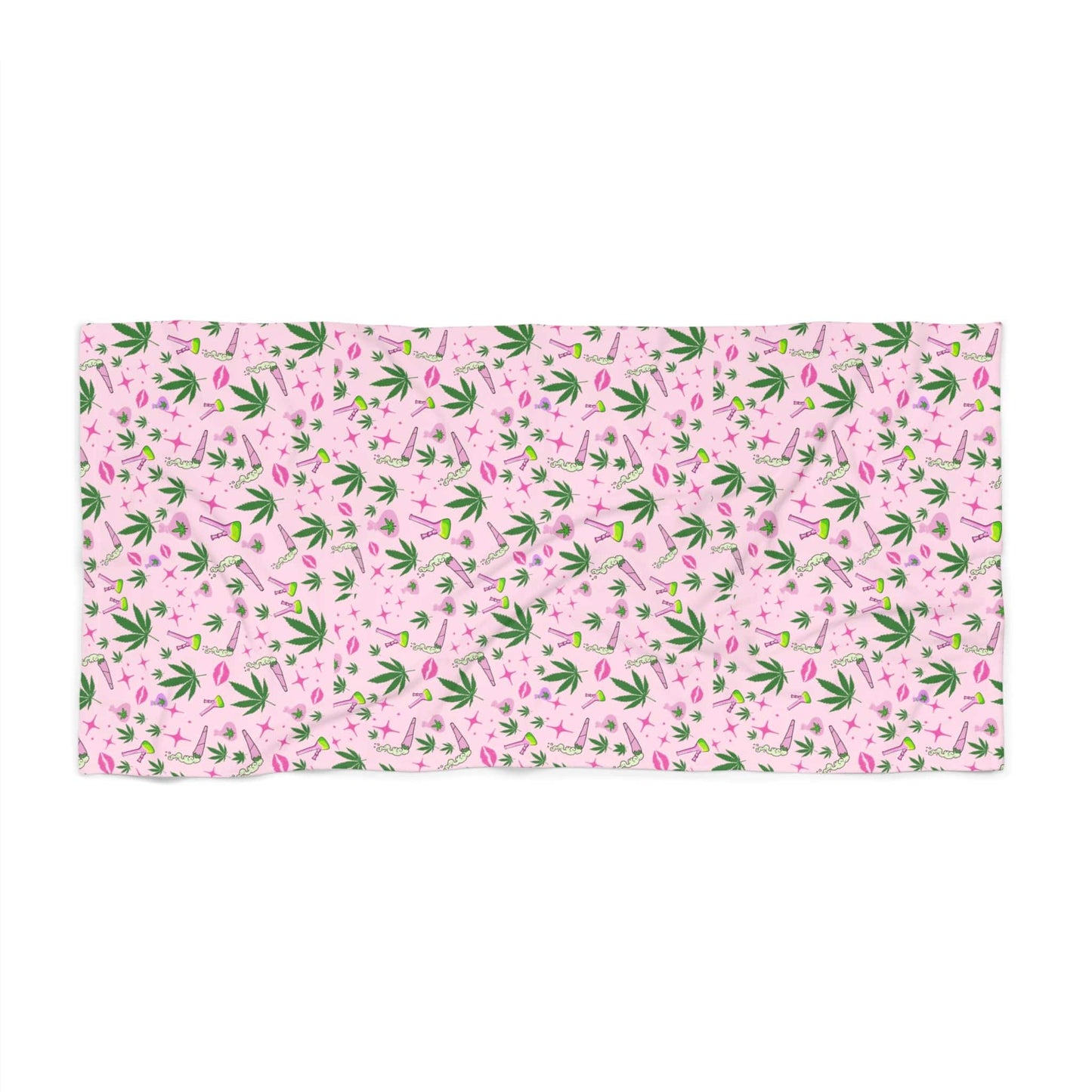 Stoner Babe Beach Towel