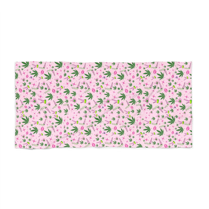 Stoner Babe Beach Towel