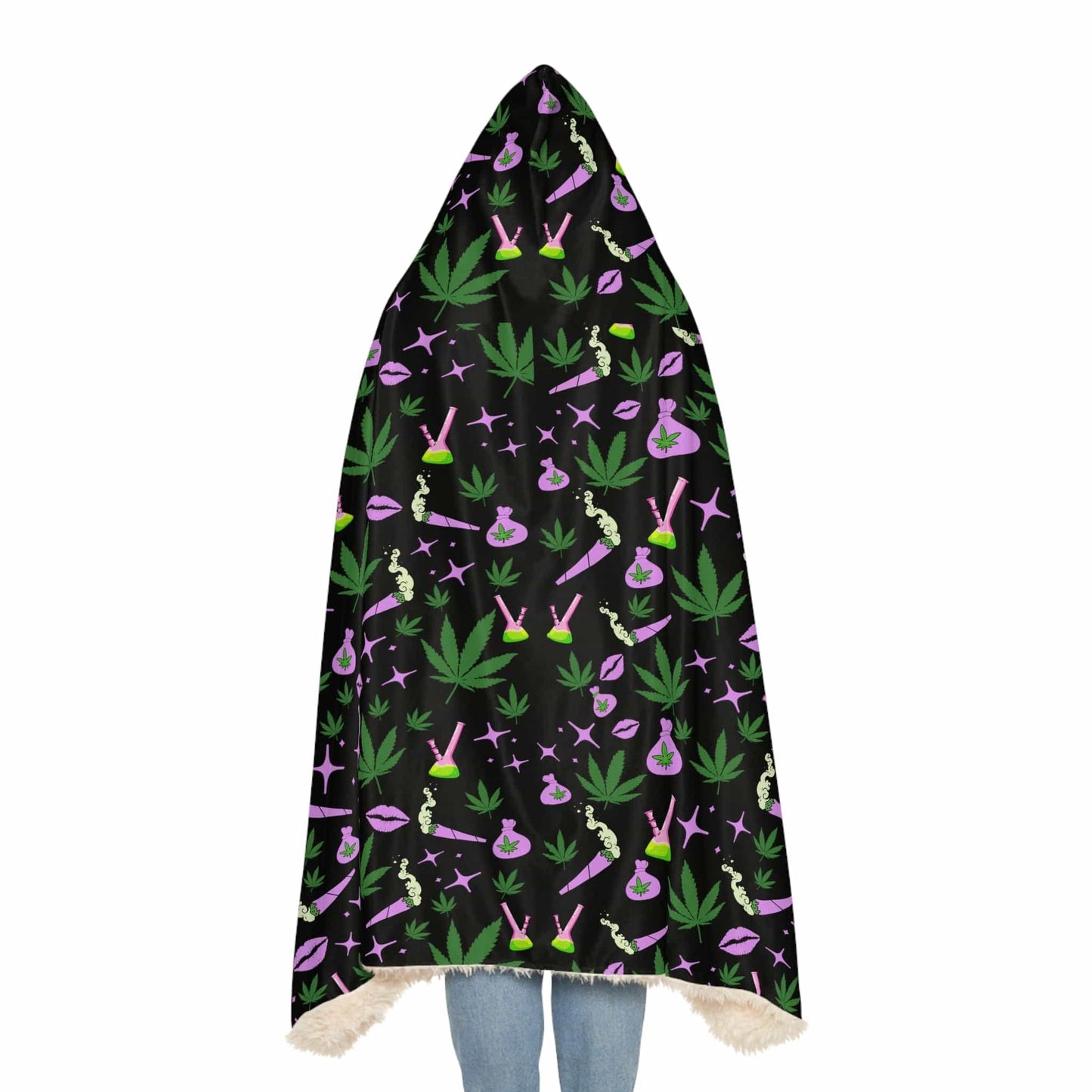 Stoner Babe Hooded Blanket