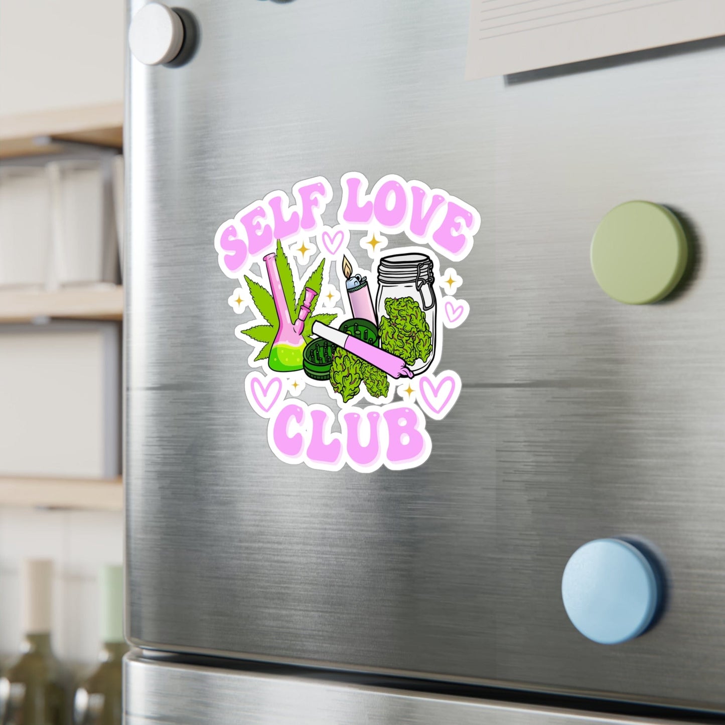 Self Care Club Vinyl Die-Cut Sticker