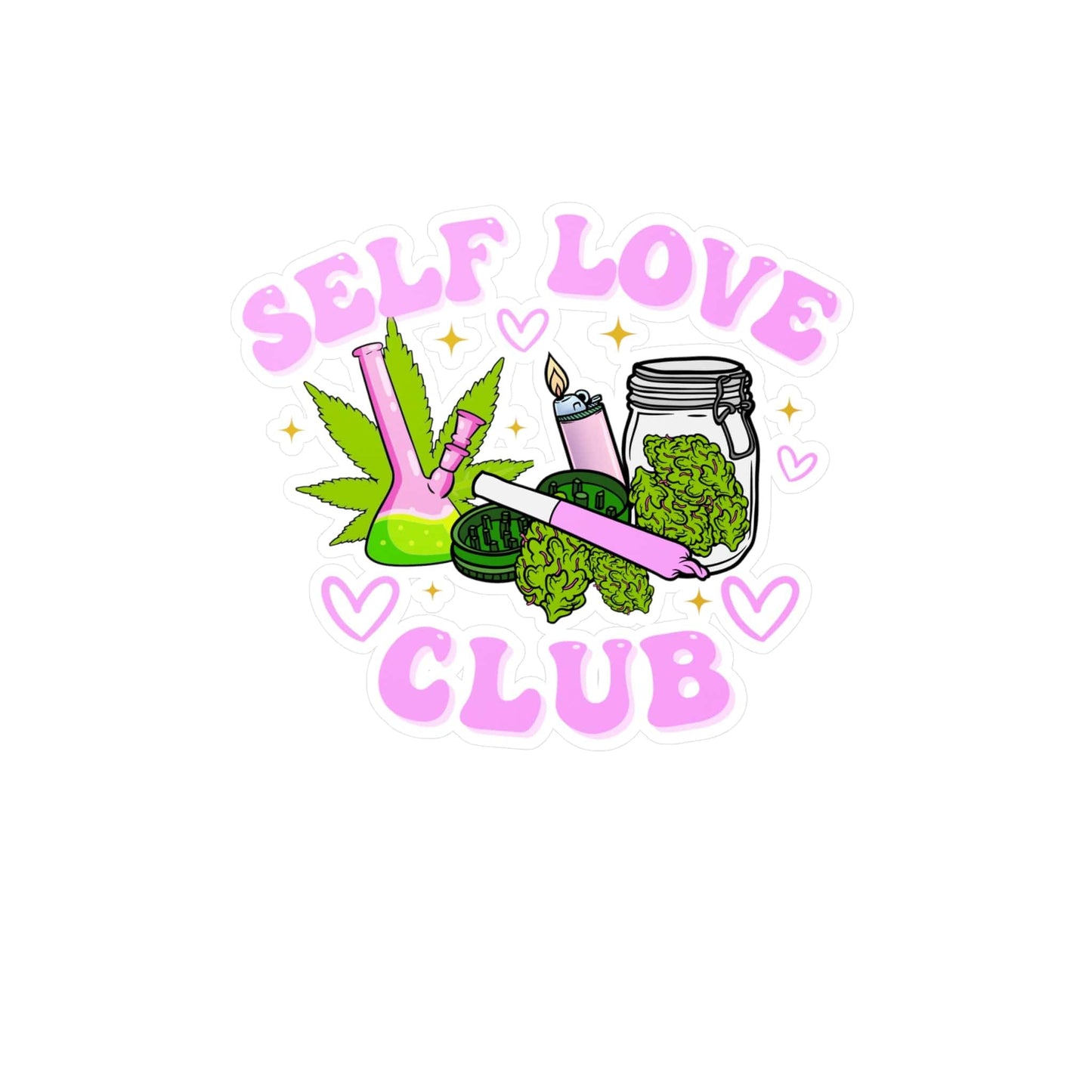 Self Care Club Vinyl Die-Cut Sticker