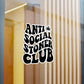 Anti Social Stoner Club Vinyl Die-Cut Sticker