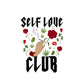Self Love Club Sticker Vinyl Die-Cut Sticker