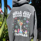 Girls Just Wanna Have Flowers CC Hoodie