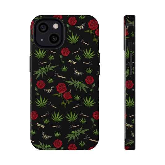 Blunts & Roses Impact-Resistant Phone Case