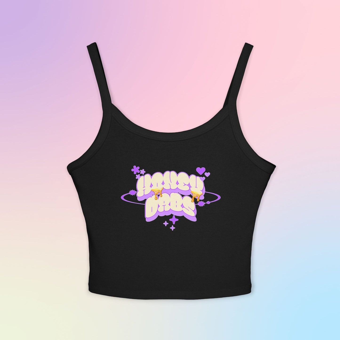 Honey Dabs Spaghetti String Tank Top