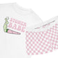 Stoner Babe Pink Checker Pajama Set