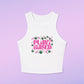 Plant Based Micro Rib Racer Tank Top