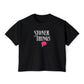 Stoner Things Boxy Cropped Top