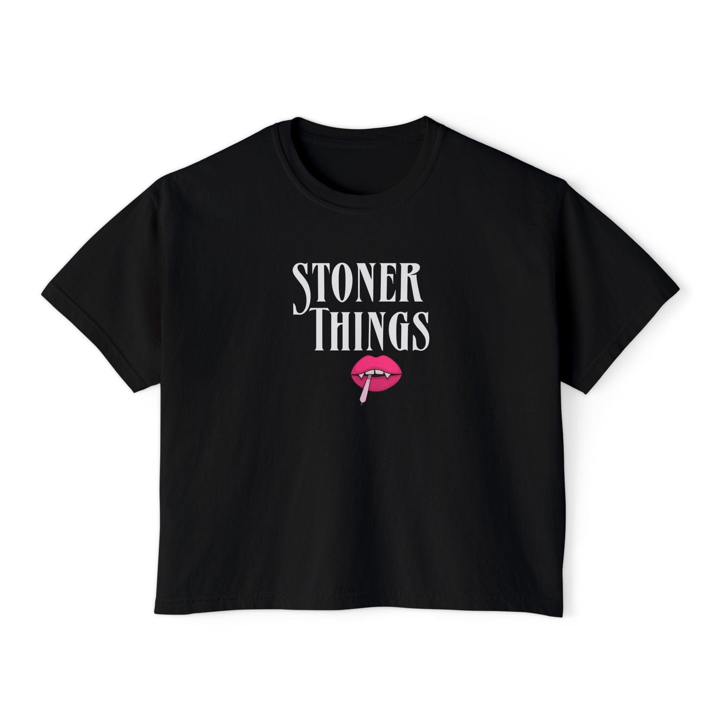 Stoner Things Boxy Cropped Top