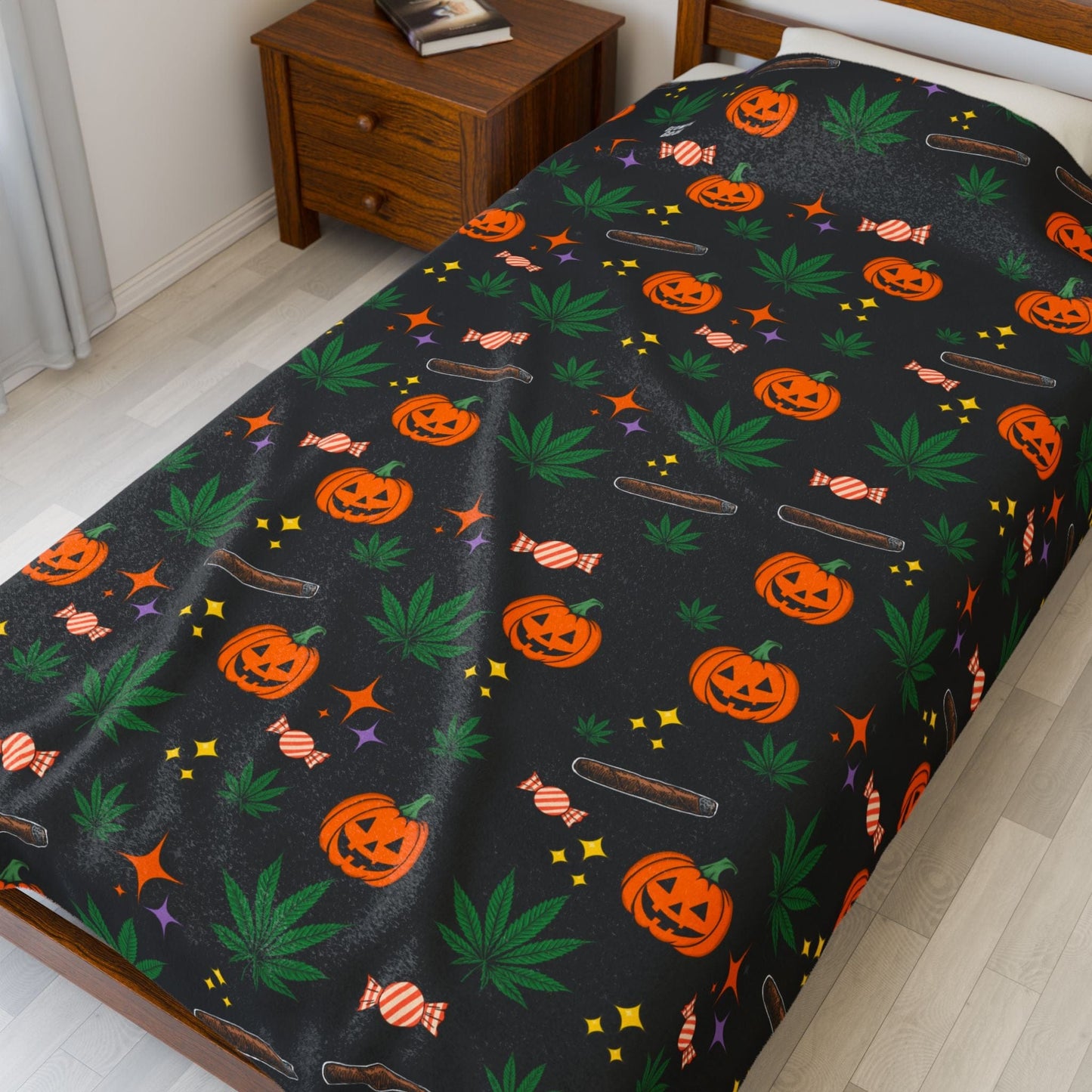 Boos & Blunts Plush Velveteen Blanket