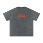 Fat Dabs & Scary Movies Snow Washed Oversized Cotton T-Shirt