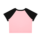 Born To Be a Babygirl Forced To Be a Big Dawg Raglan Baby T-Shirt