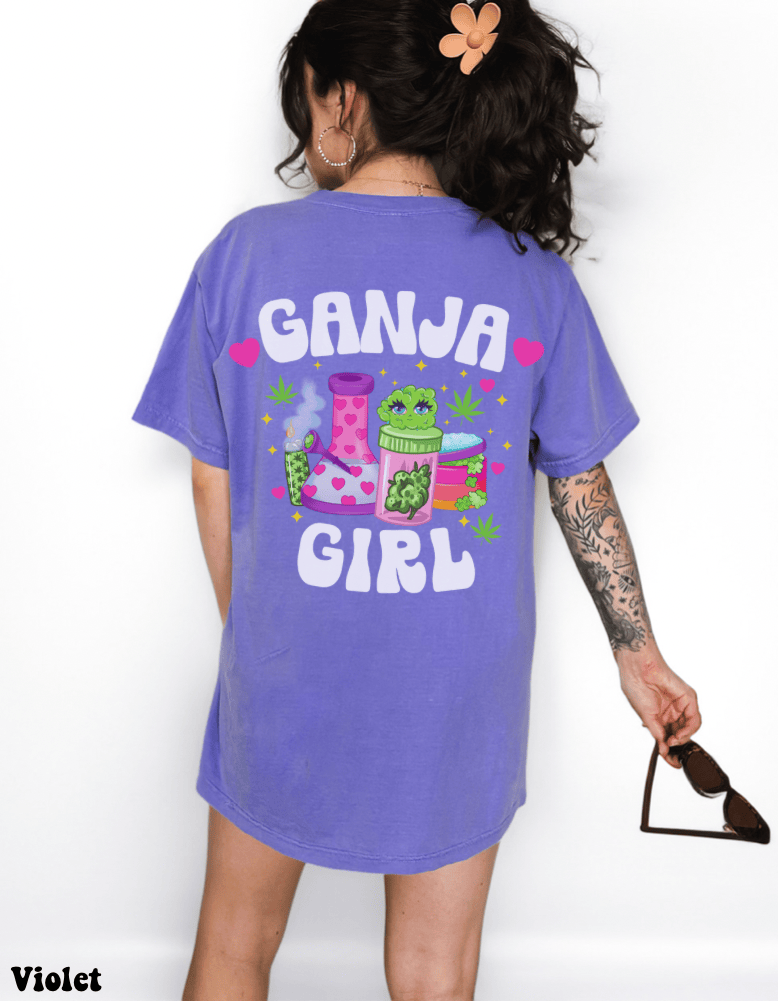 Ganja Girl Comfort Colors Tee