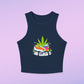 On Cloud Nine Micro Rib Racer Tank Top