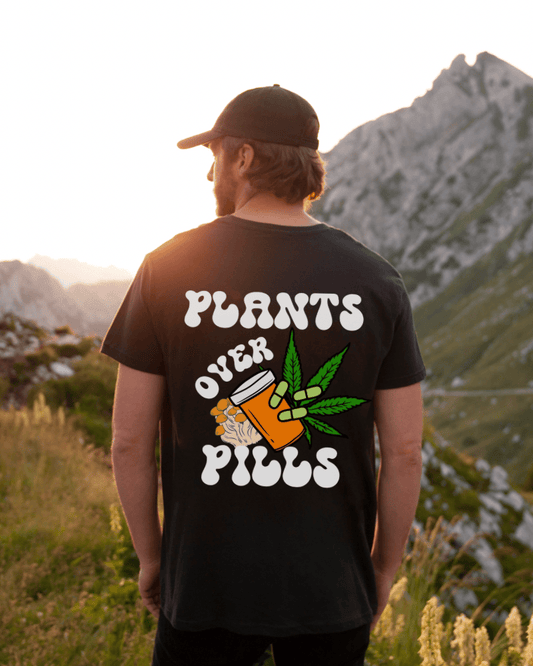 Plants Over Pills Unisex Tee