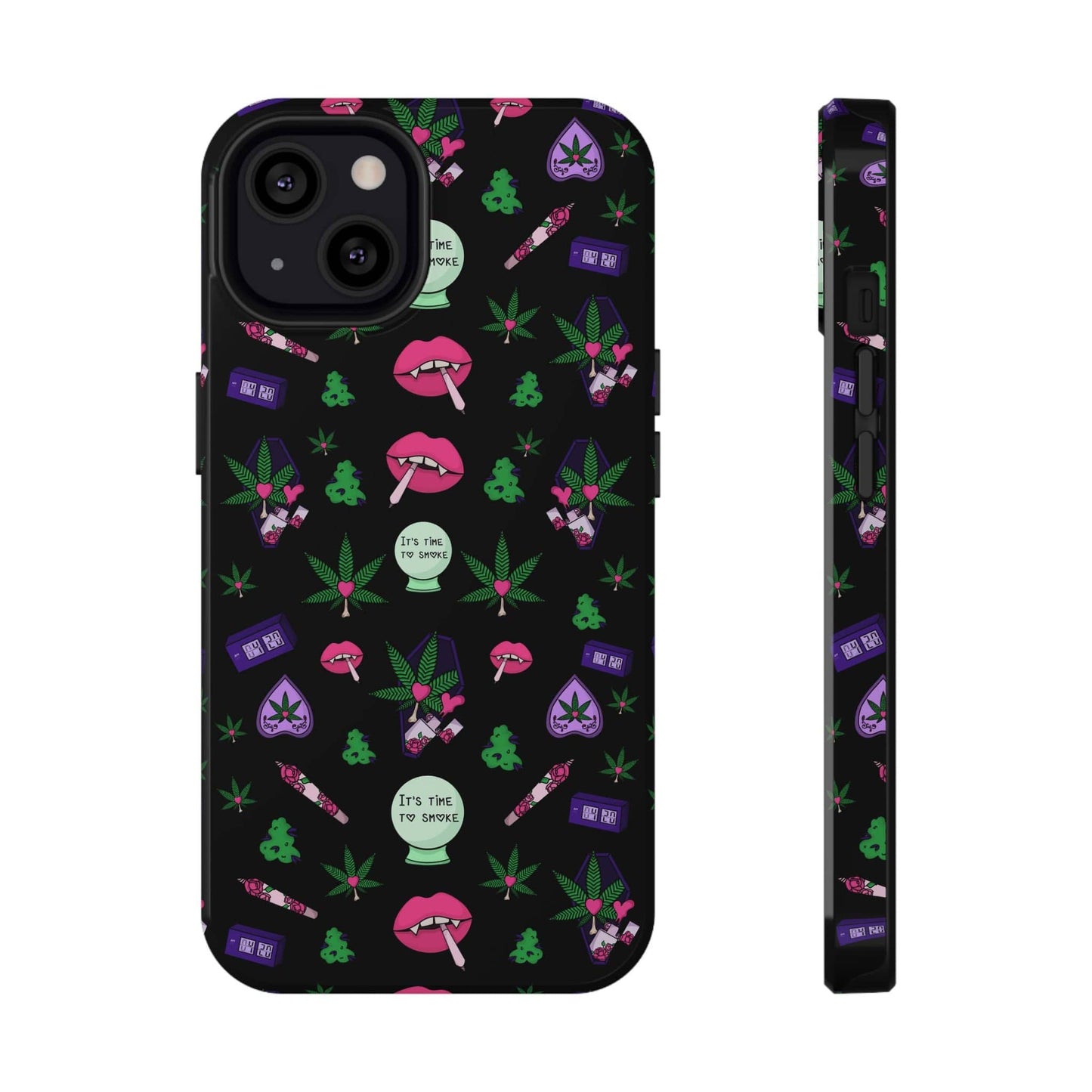 Spooky Stoner Babe Impact-Resistant Phone Case