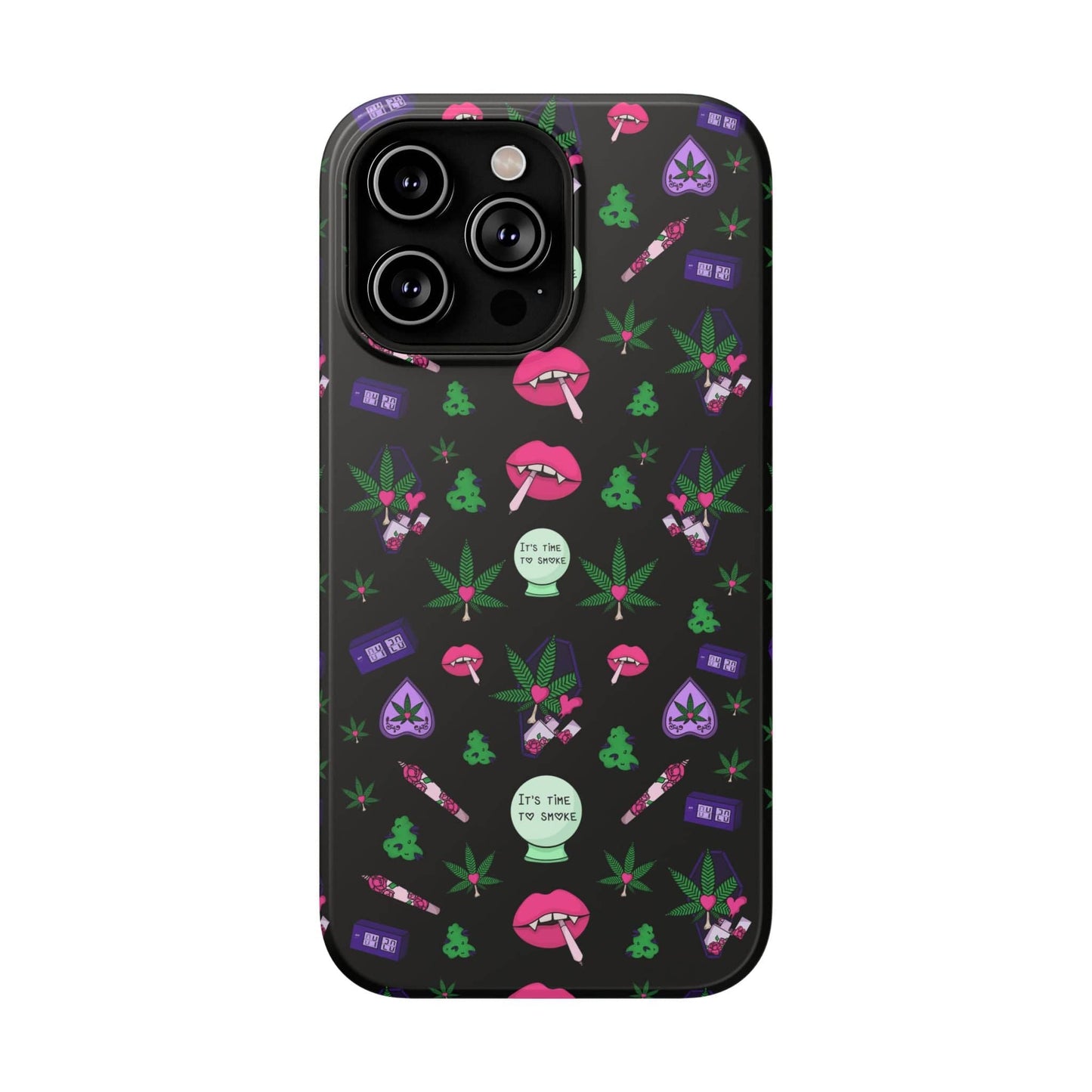 Spooky Stoner Babe Impact-Resistant Phone Case