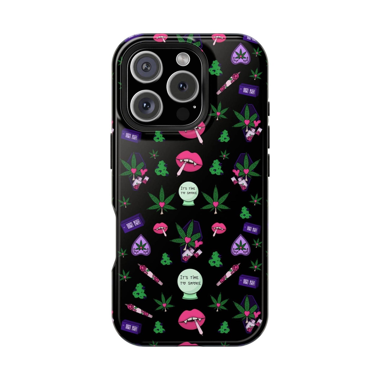 Spooky Stoner Babe Impact-Resistant Phone Case