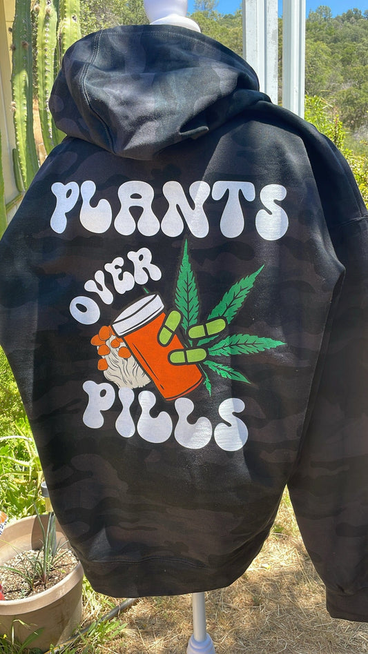 Plants Over Pills Hoodie