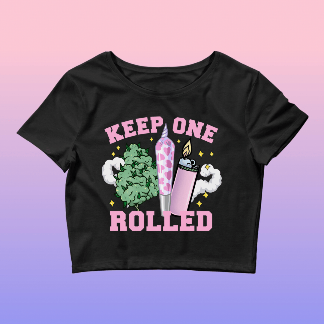 Keep On Rolled Crop Top