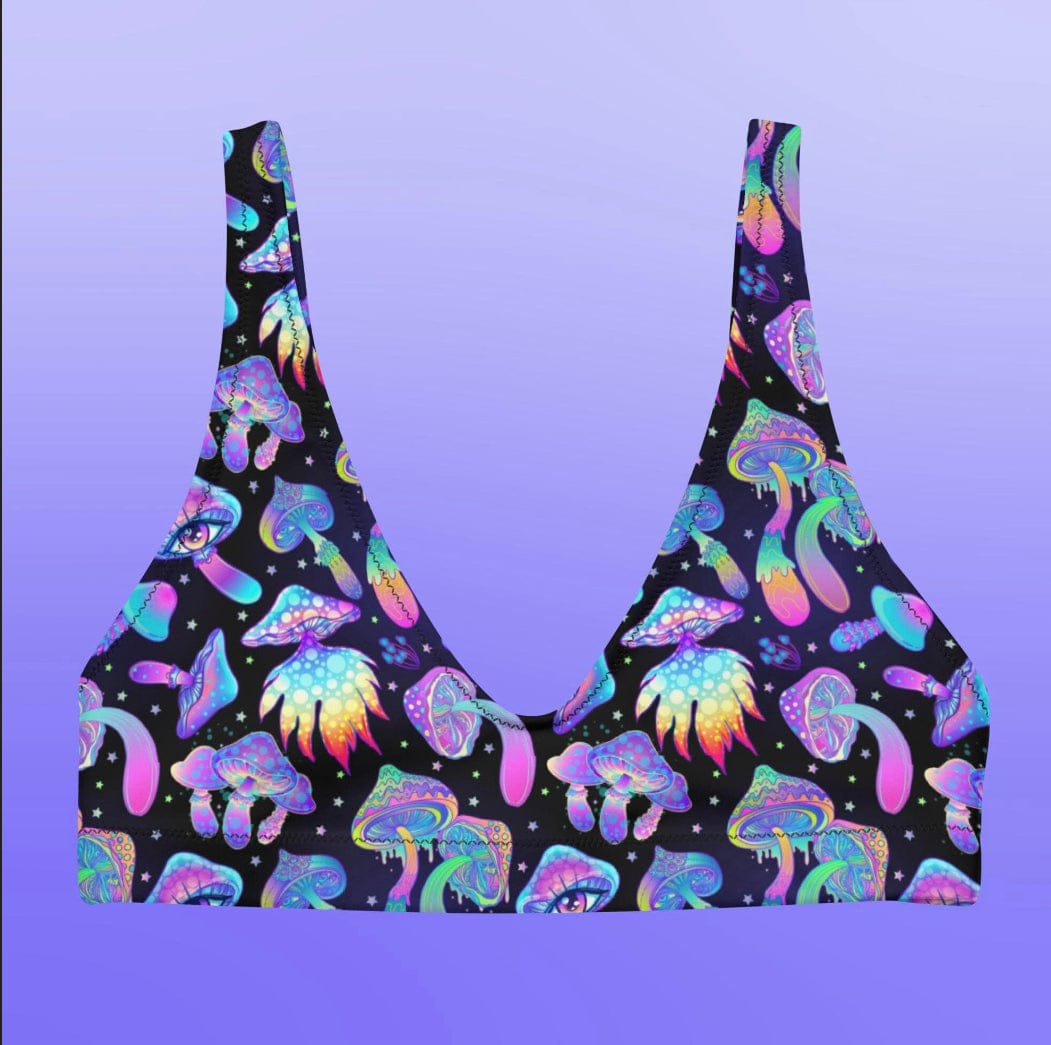 Magic Mushroom Bikini Bottoms (High Waisted)