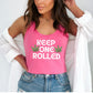 Keep One Rolled Racerback Tank