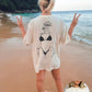 Mushroom Grl Cotton Crew Tee