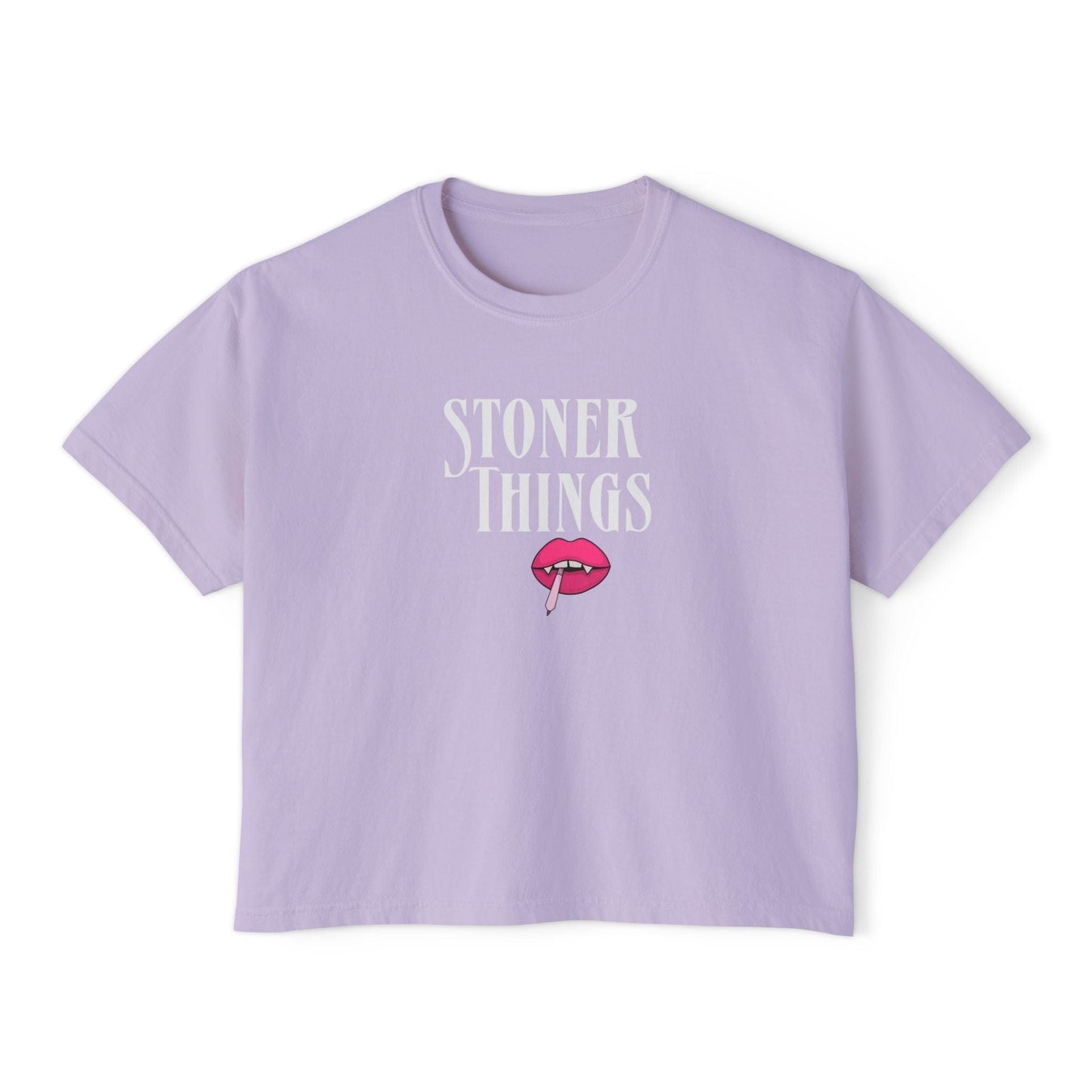 Stoner Things Boxy Cropped Top