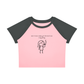 Born To Be a Babygirl Forced To Be a Big Dawg Raglan Baby T-Shirt