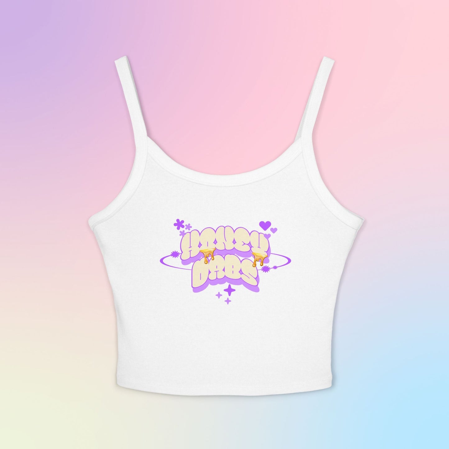 Honey Dabs Spaghetti String Tank Top
