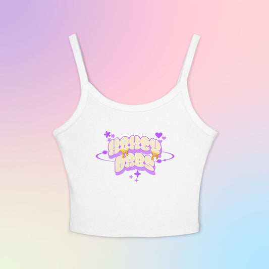Honey Dabs Spaghetti String Tank Top
