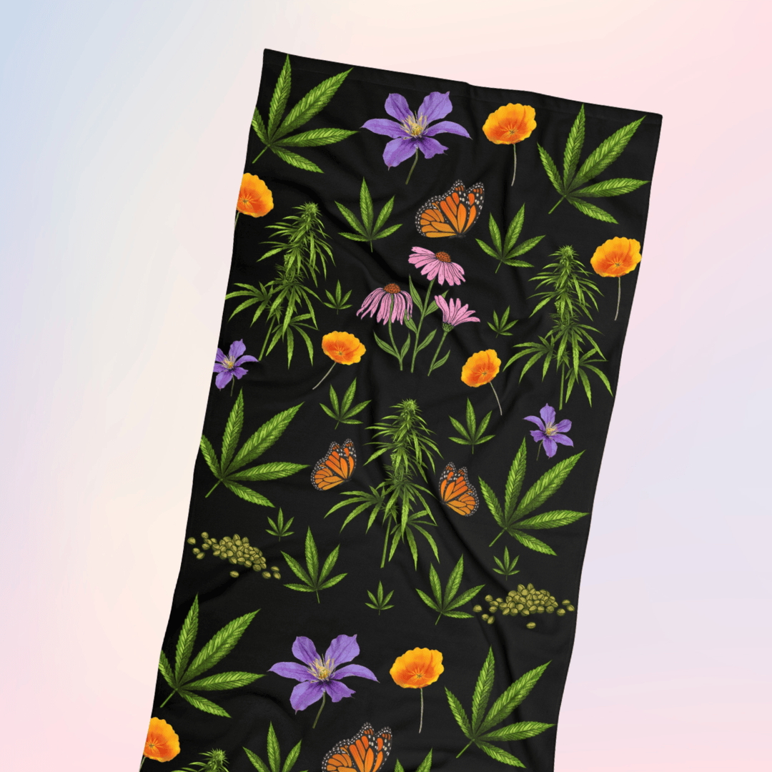 Garden Babe Beach Towel