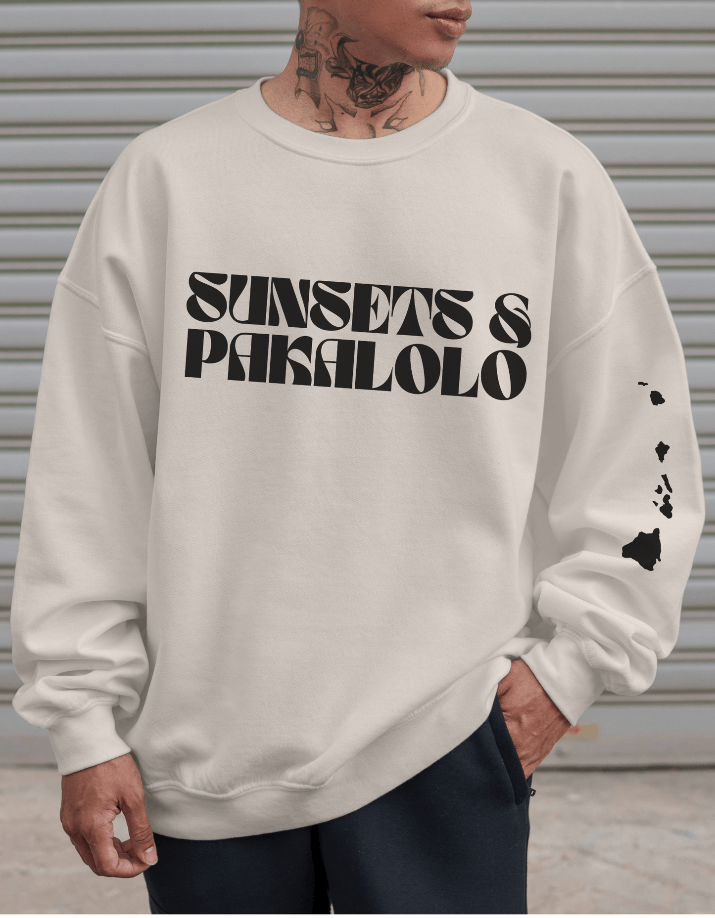 Sunsets & Pakalolo Crewneck Sweatshirt