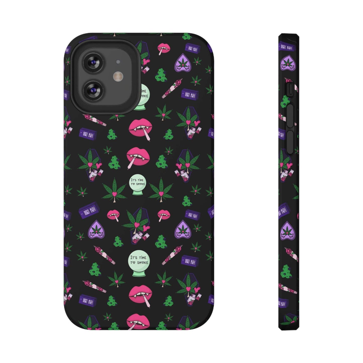Spooky Stoner Babe Impact-Resistant Phone Case