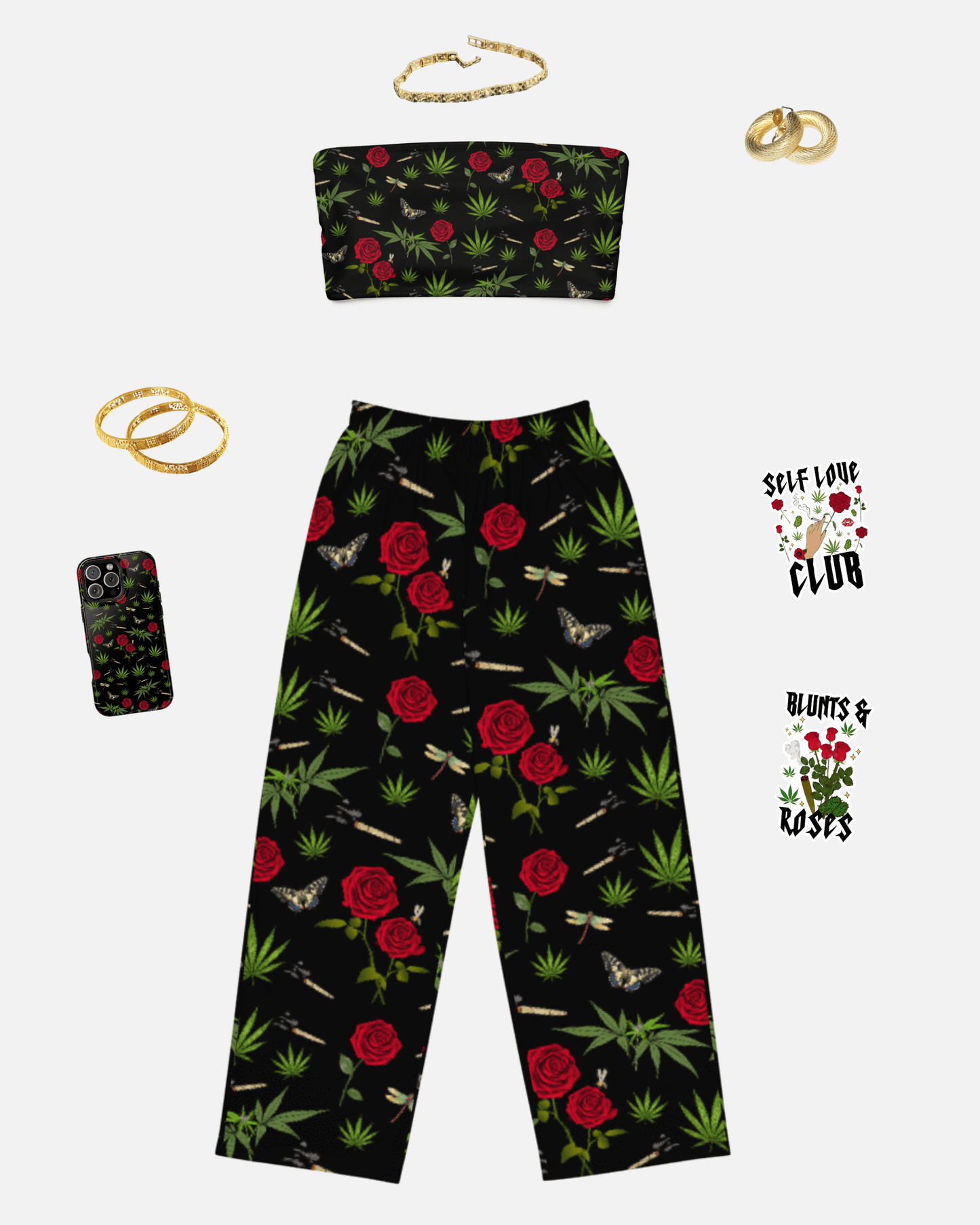 Blunts & Roses wide-leg pants