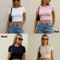 Keep On Rolled Crop Top