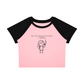 Born To Be a Babygirl Forced To Be a Big Dawg Raglan Baby T-Shirt