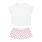 Stoner Babe Pink Checker Pajama Set