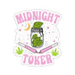 Midnight Toker Kiss-Cut Stickers