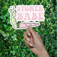 Stoner Babe Die-Cut Sticker
