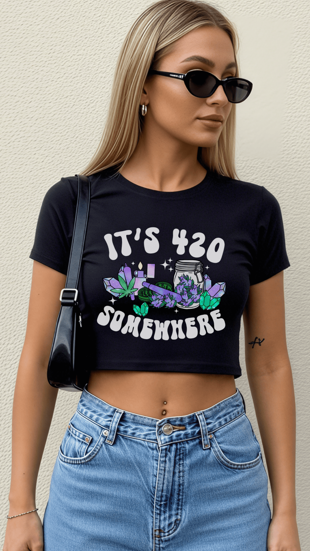 It’s 420 Somewhere Crop Top