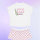 Stoner Babe Pink Checker Pajama Set
